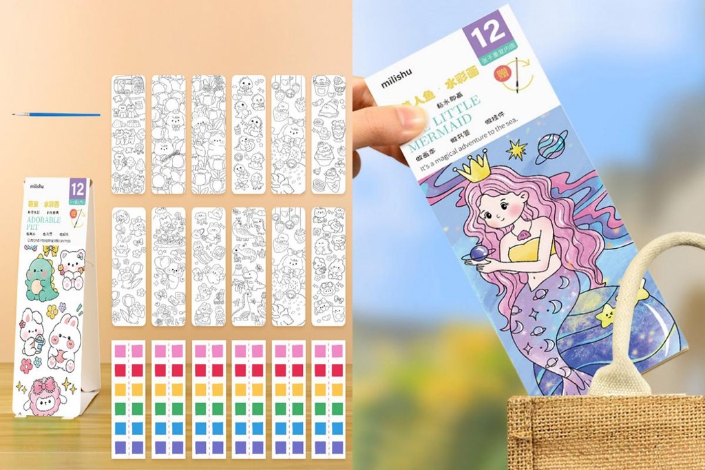 Vip Diy Bookmark Watercolor Kit Watercolor Painting Kit Fun and Easy ...