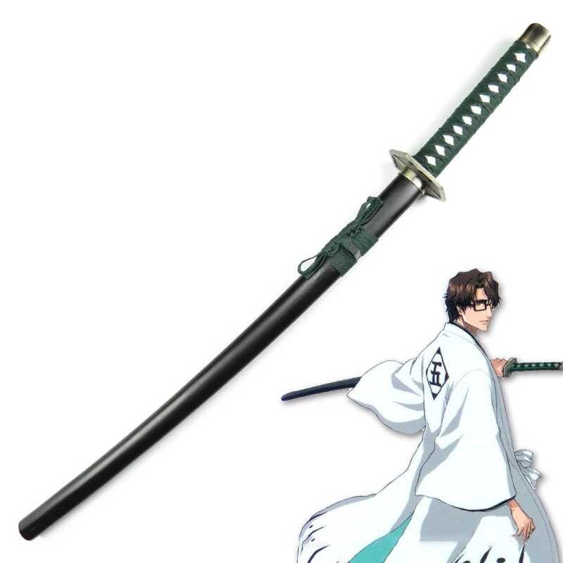 Wooden Bleach Weapon Knife Prop Cosplay Anime Aizen Sousuke Zanpakutou ...