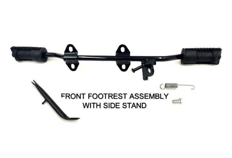 TMX FRONT FOOTREST ASSEMBLY WITH SIDE STAND | Shopee Philippines