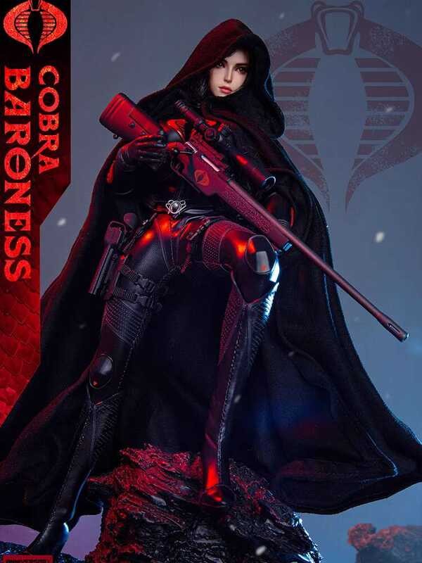 1/6 Cobra - Baroness Movable Eyes Female Soldier GD97009 Action Figure ...