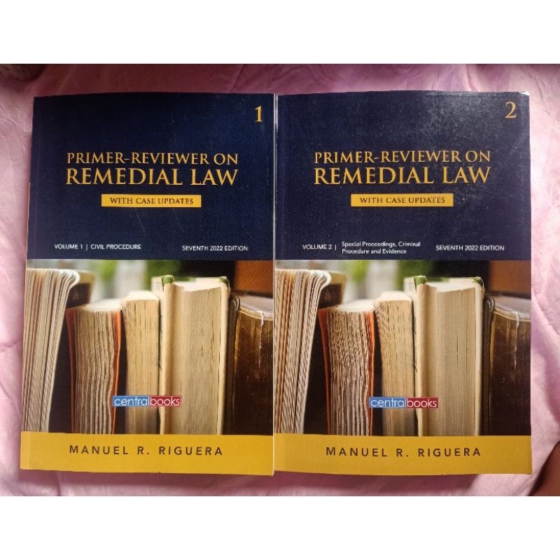 RIGUERA-PRIMER REVIEWER ON REMEDIAL LAW 2022/2023 | Shopee Philippines