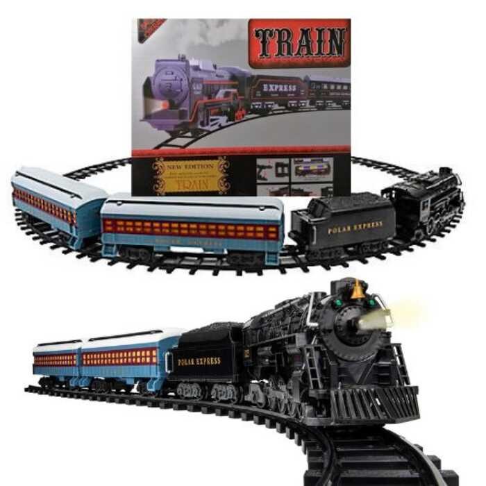 Express Train Set For Boys - Metal Alloy Electric Trains W/ Steam ...