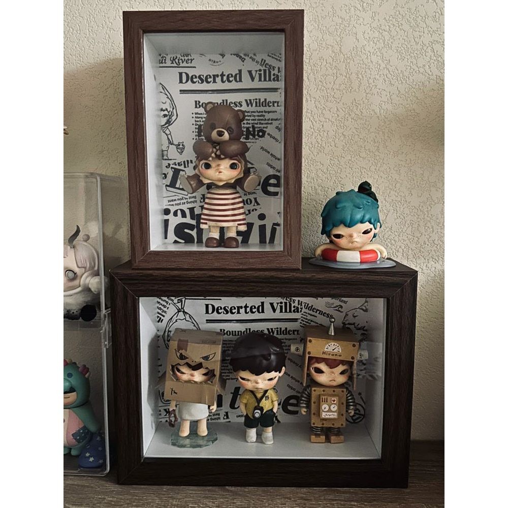 Figure Box Model Cabinet Display Stand Doll DIY Photo Frame | Shopee ...