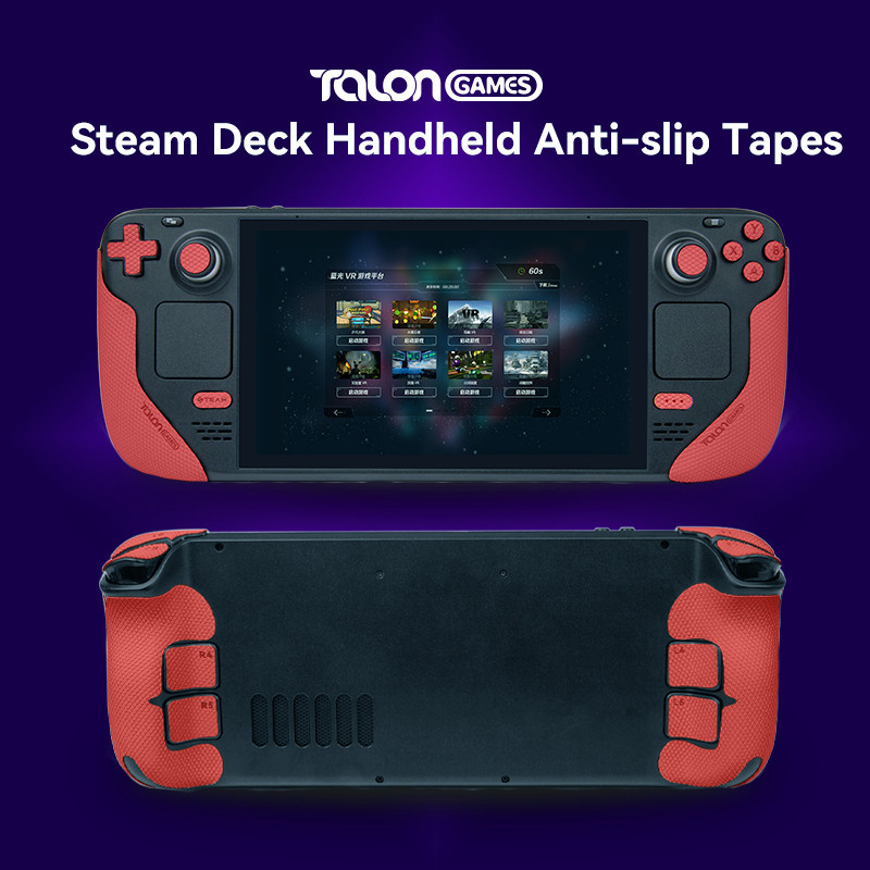 TALONGAMES Pro Version Gaming Handle Anti Slip Sticker For Steam Deck ...