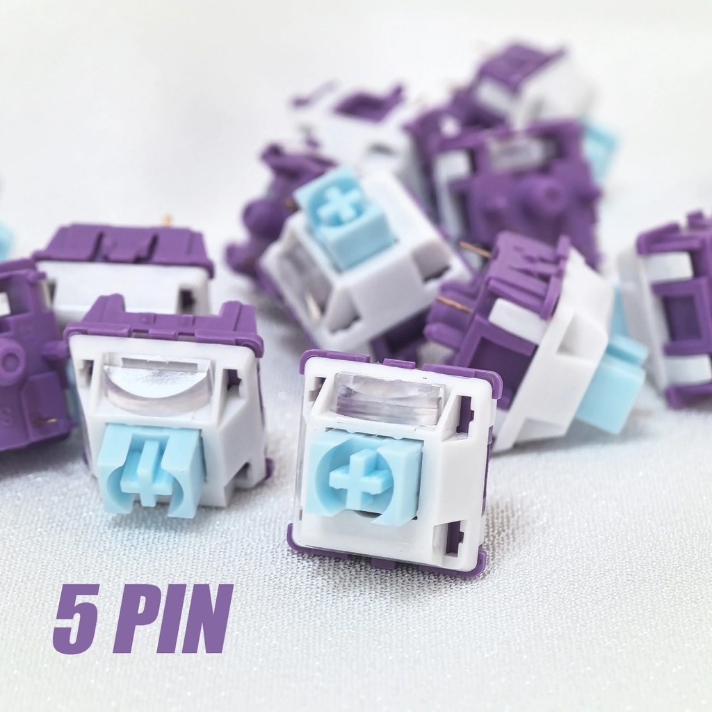 3Pin/5Pin E-sports Linear Switch With Light Guide Mirror Tactile Clicky ...