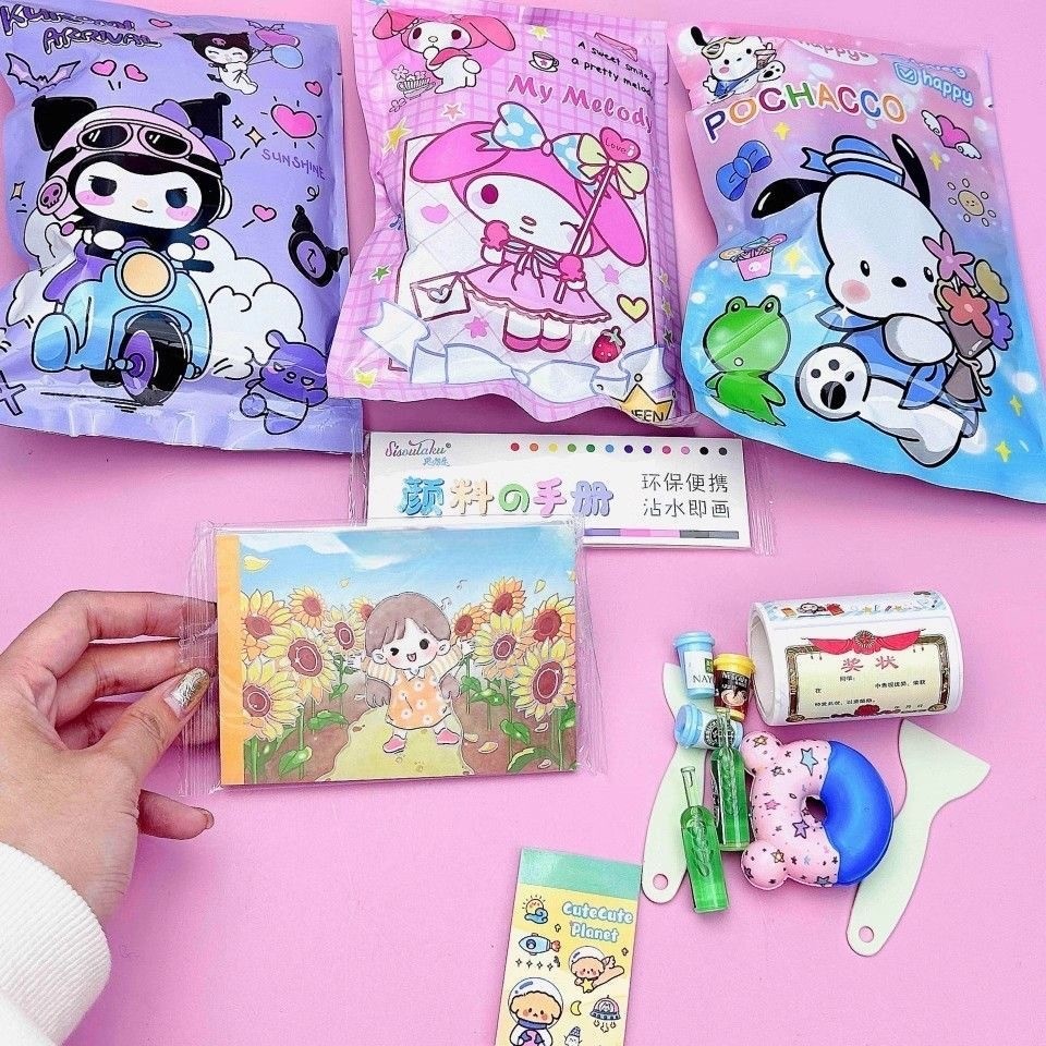Cartoon Sanrio Toys Blind Bag Kuromi Avengers Surprise Toys Blind Bag ...