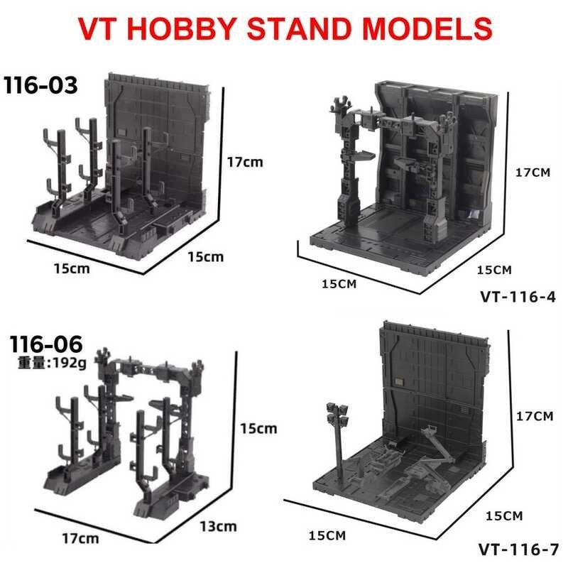 VT 116 Hobby am Gunpla Model Kit Robot Mecha Figure Base Display Hangar ...