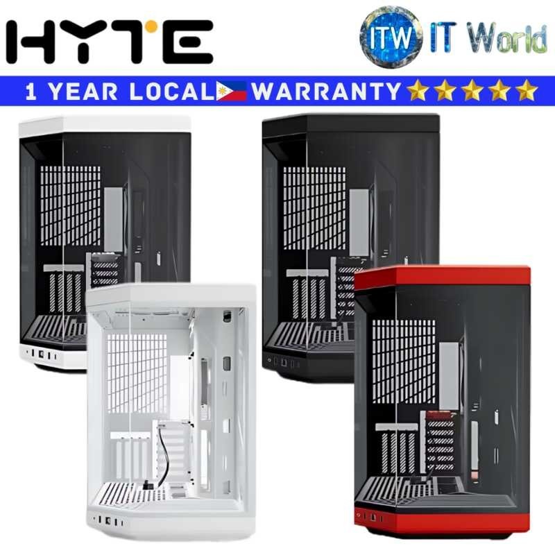 Itw Hyte Computer PC Kaso Y70 Mid-Tower ATX Case (Black Black/Red Black ...