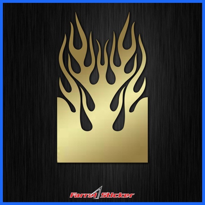 Fender sticker tribal Fire sticker | Shopee Philippines