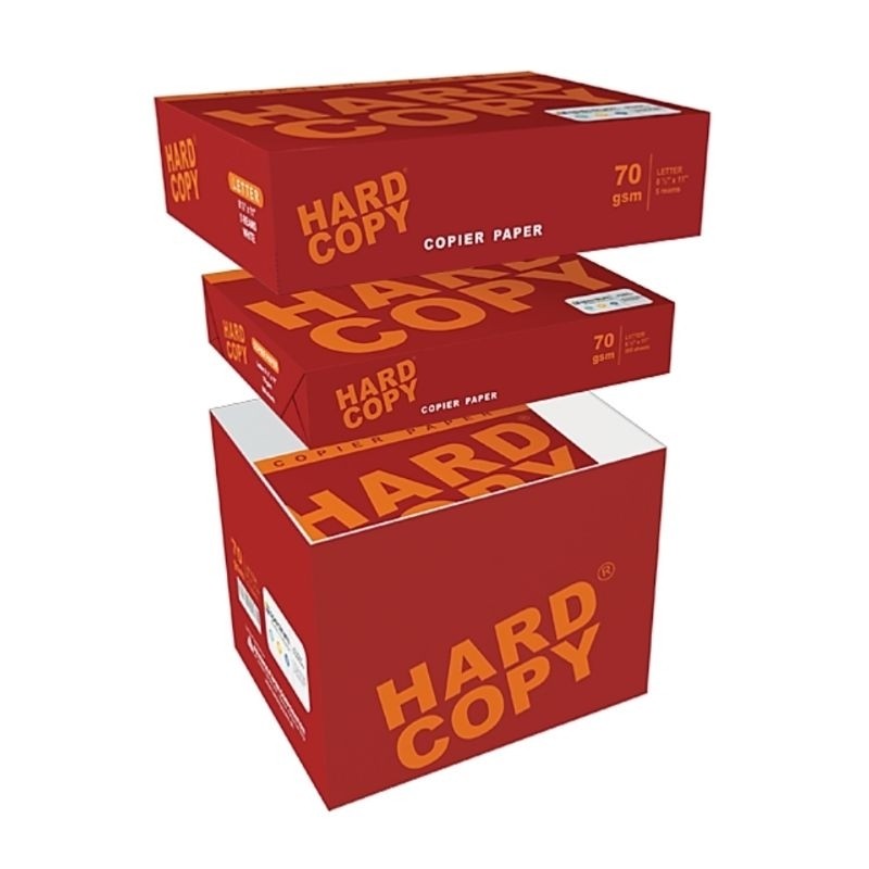 Bond Paper Hard Copy 70 gsm 500pcs/ream Letter/Short, A4, Long/Legal ...