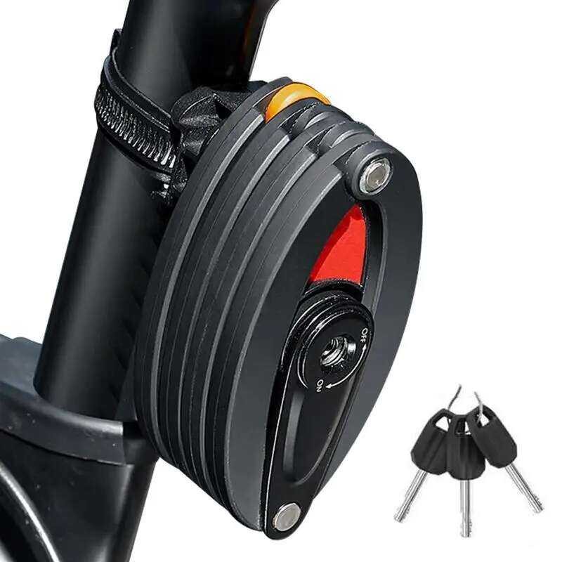 A Folding Anti Theft Bike Frame With Reflective Bracket And 3 Keys ...