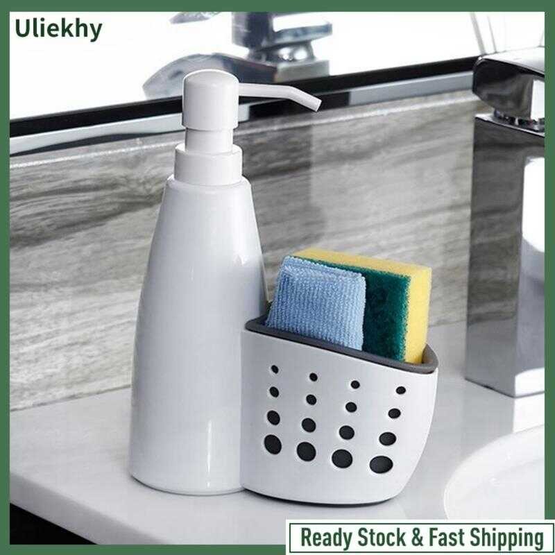 Uliekhy 2 In 1 Multifunction Liquid Dispenser Home Detergent Storage ...