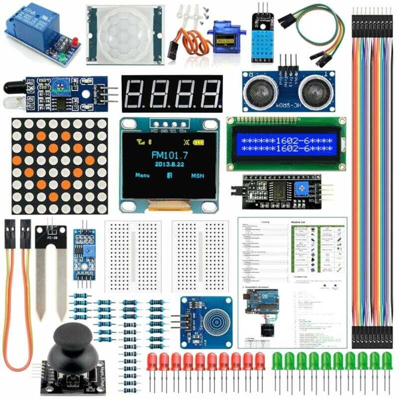 Arduino Nano V3.0 2560 Mega 328 Project Starter Kit 85Pcs Set ...