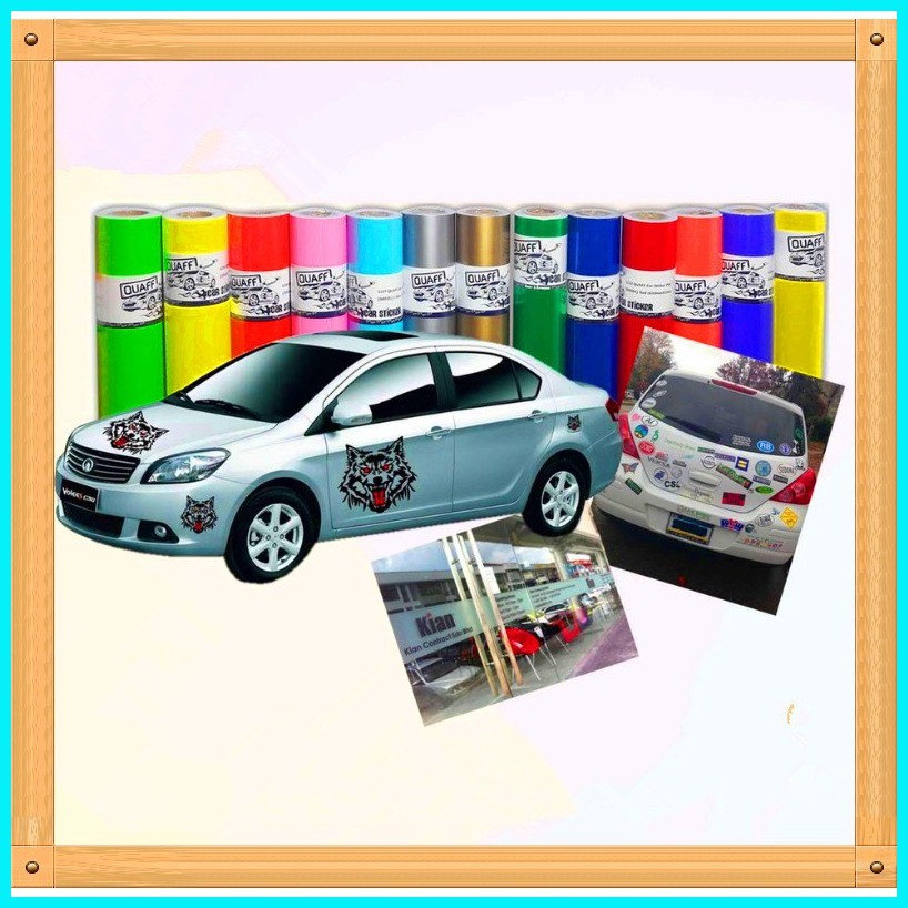 QUAFF CAR STICKER ORDINARY COLORS (10 METERS PER ROLL) | Shopee Philippines