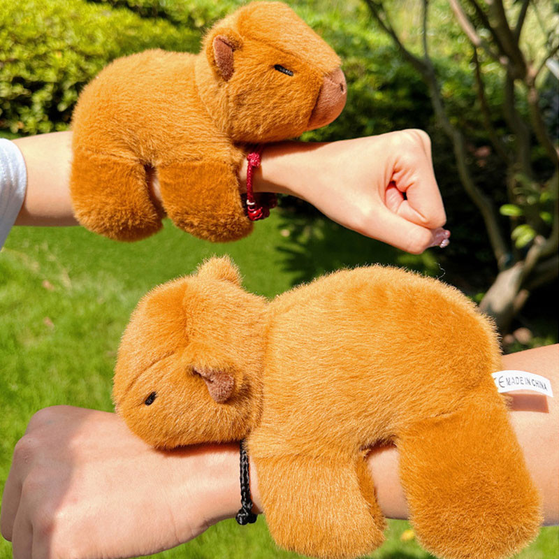Creative Capybara Tail Can Rotate Toys 18cm Cute Capybara Wrist Doll ...