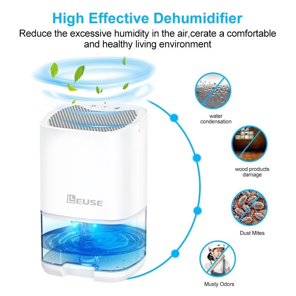 Compact Air Purifier & Dehumidifier – Quiet Moisture Absorption for ...