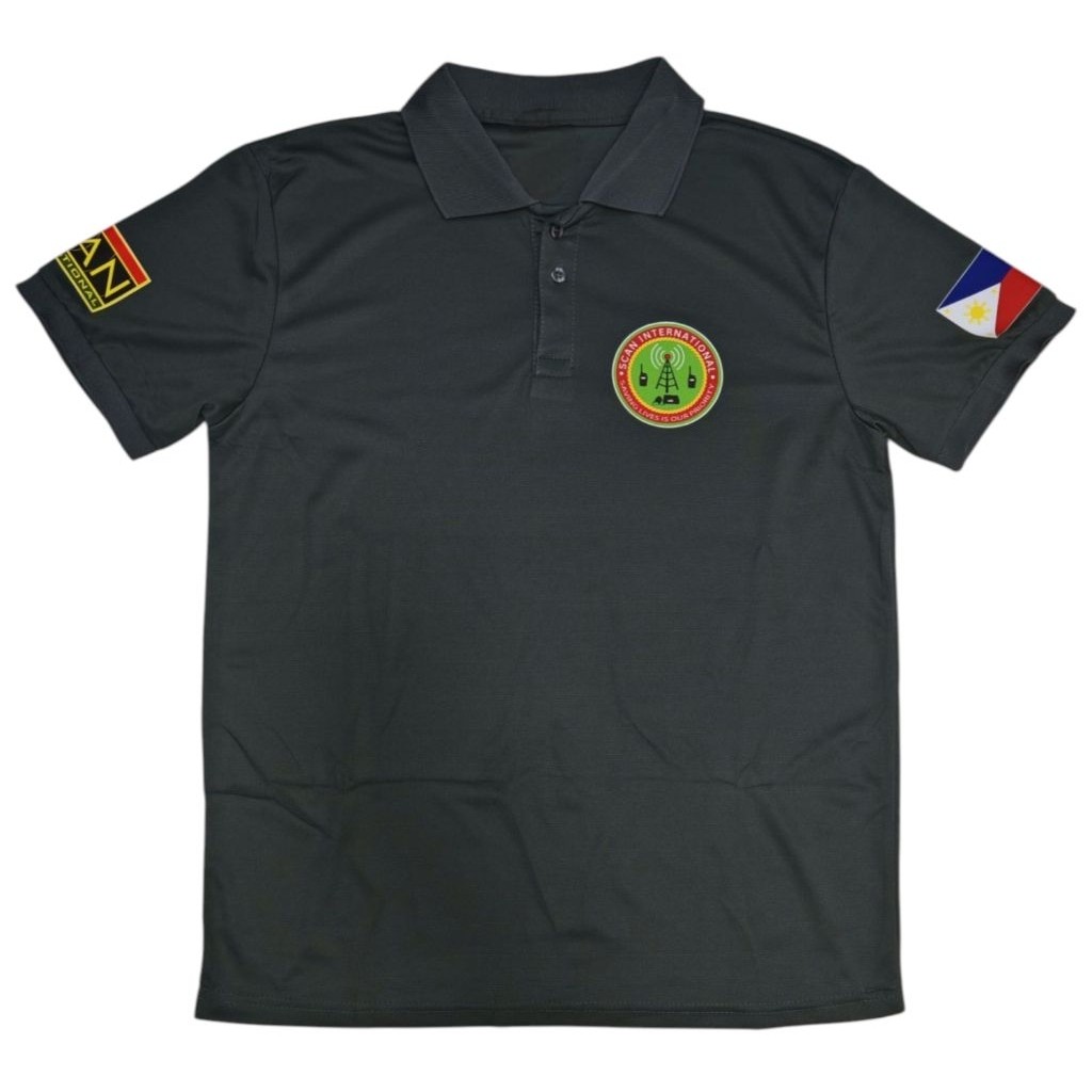 SCAN International Associate INC Dark Gray Drifit Polo Shirt | Shopee ...