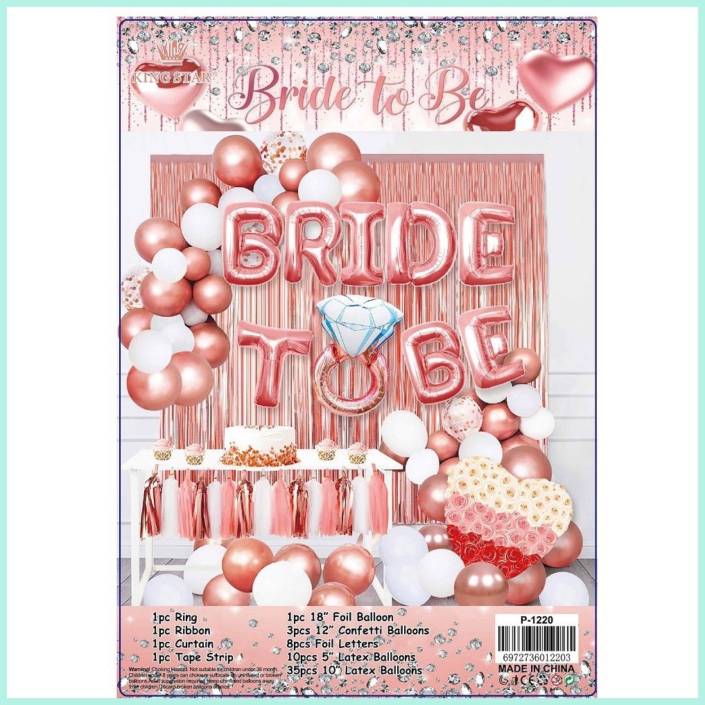 Bride To Be Balloon Set Bachelorette Party Decorations Kit Foil Balloon — free download