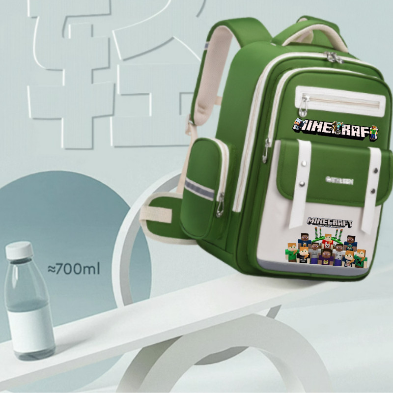 ️24H shipping ️Minecraft junior cartoon bag set large waterproof ...