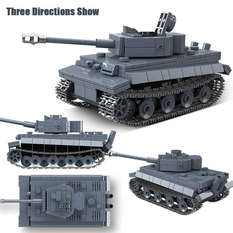 Ww2 Classic Track Tank Panzerkampfwagen VI Ausf. E Tiger I Building ...
