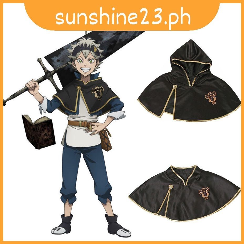 Asta Cloak Black Clover Outfit Black Bull Short Cape Cosplay Costume ...