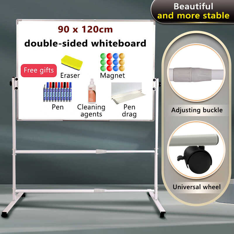 Stand Big White Set Whiteboard Marker With Wheels Writing