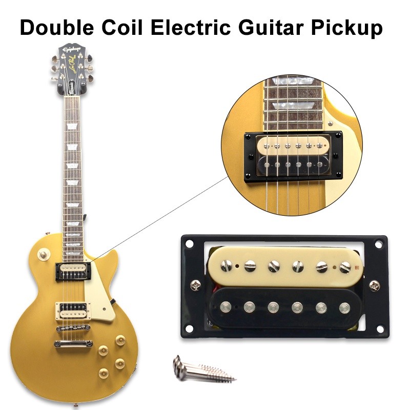FLEOR Alnico 5 gitaar pick-up zebra nek en brug Humbucker pickups set