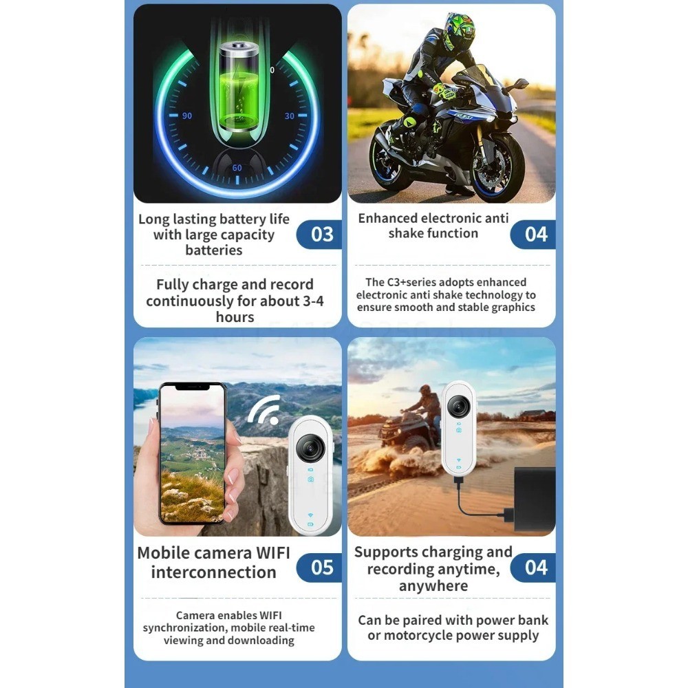 Mini Pocket Action Camera Wifi AP Remote View 1080P HD Sports Cameras ...