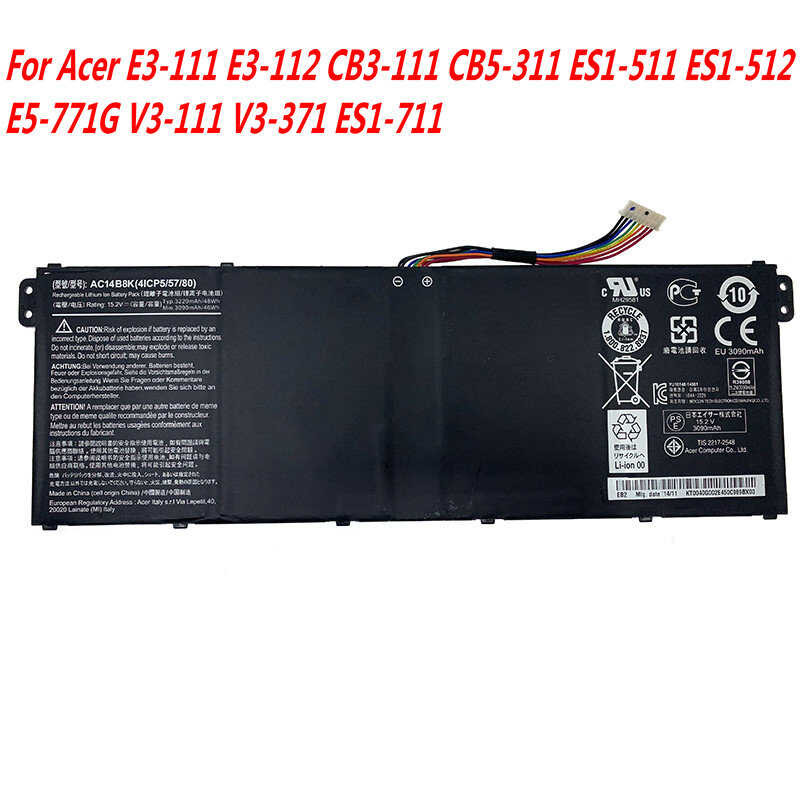 Ba 3f AC14B8K laptop battery Para sa Acer Nitro 5 AN51551 Predator