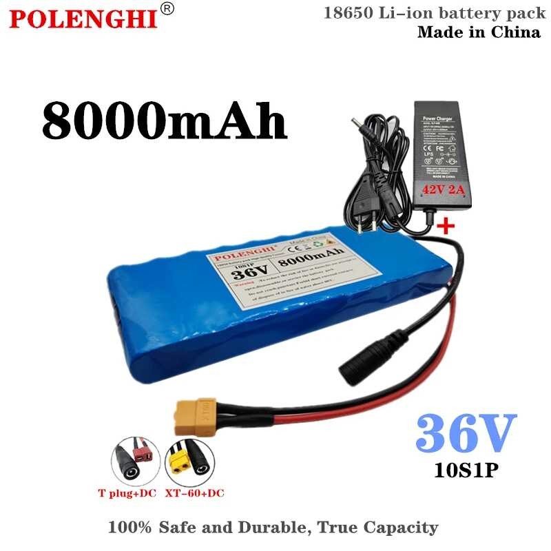 POLENGHI 100% True Capacity 10S1p 36V 8Ah 18650 Lithium Ion ...