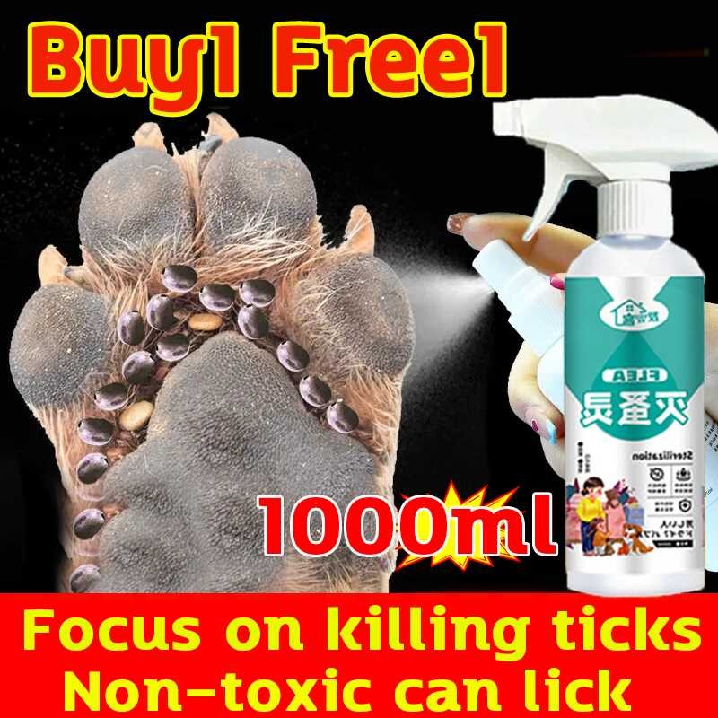 500ml aso fleas remover antitick tick flea killer para sa aso, pet