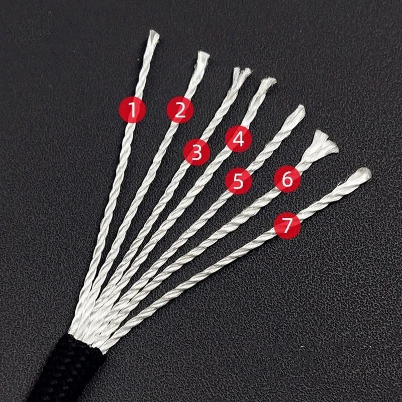 7-Cores Paracord Rope 30 M Dia.4mm Cord Canopy Wind Rope Clothesline ...