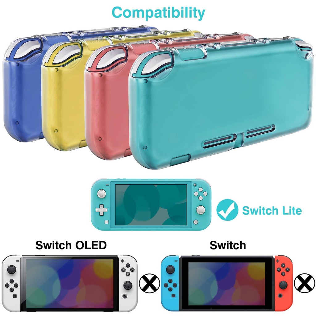 Transparent TPU Protective Case for Nintendo Switch Lite Console ...