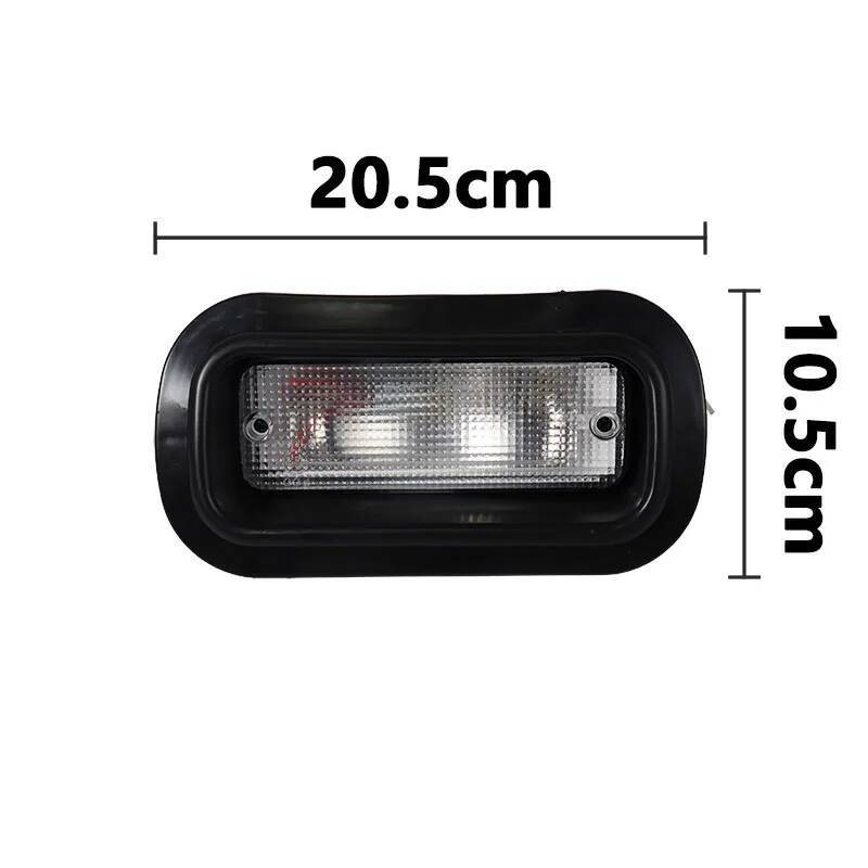 Universal For Fit On Any Car With modifiions White Red Rear Fog Lamp ...