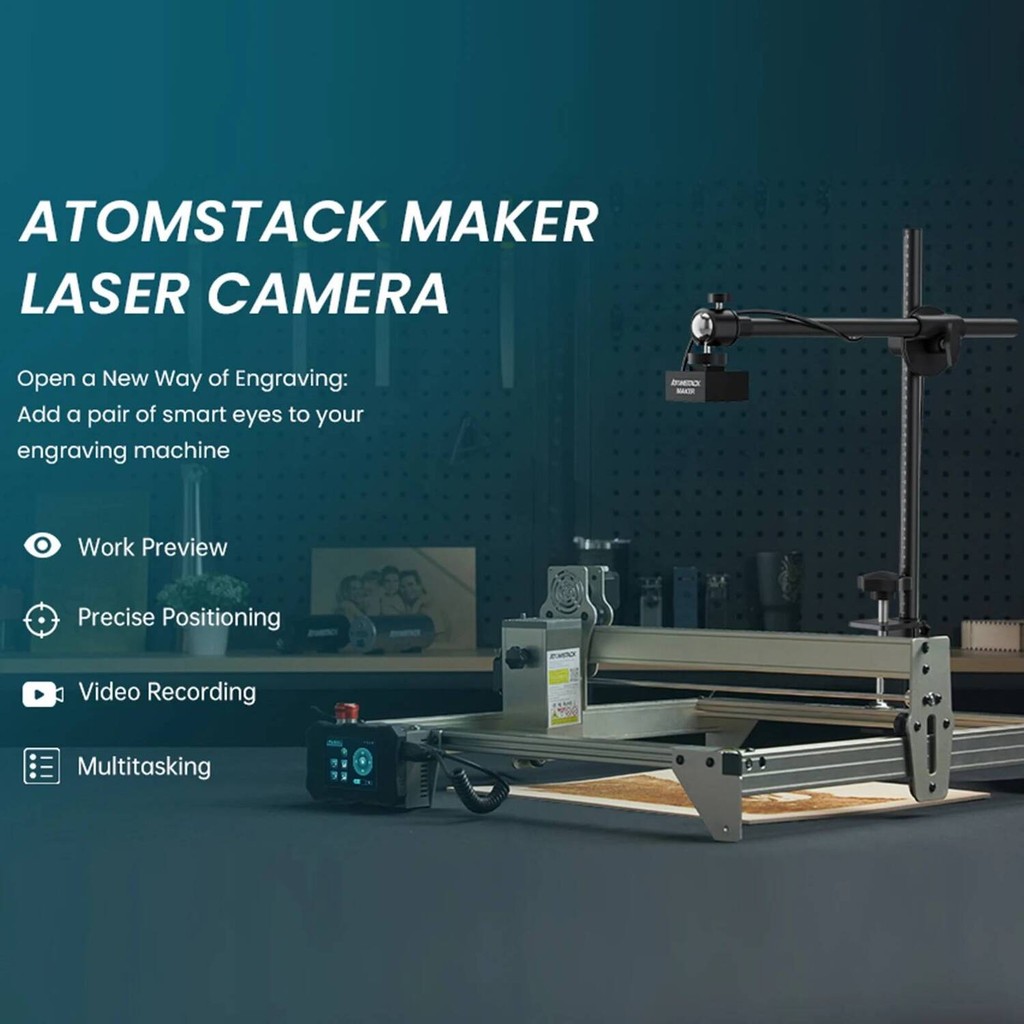Maker Atomstack AC1 Lightburn For Laser Engraving Precise Positioning ...