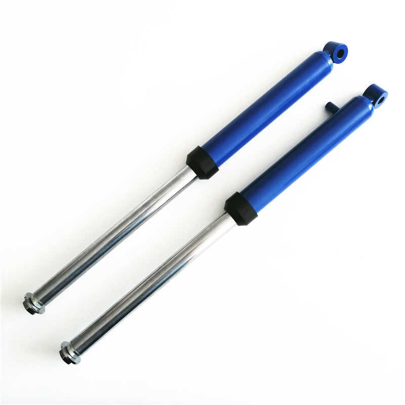 Red Rear Shock Absorbers For Yamaha PW50 1981-2018 - 195mm Pin/Fork Replacement