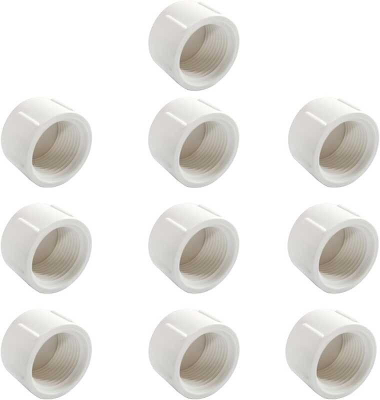 1/2 inch Fitvell PVC pipe joint end female thread cover plug coupling ...