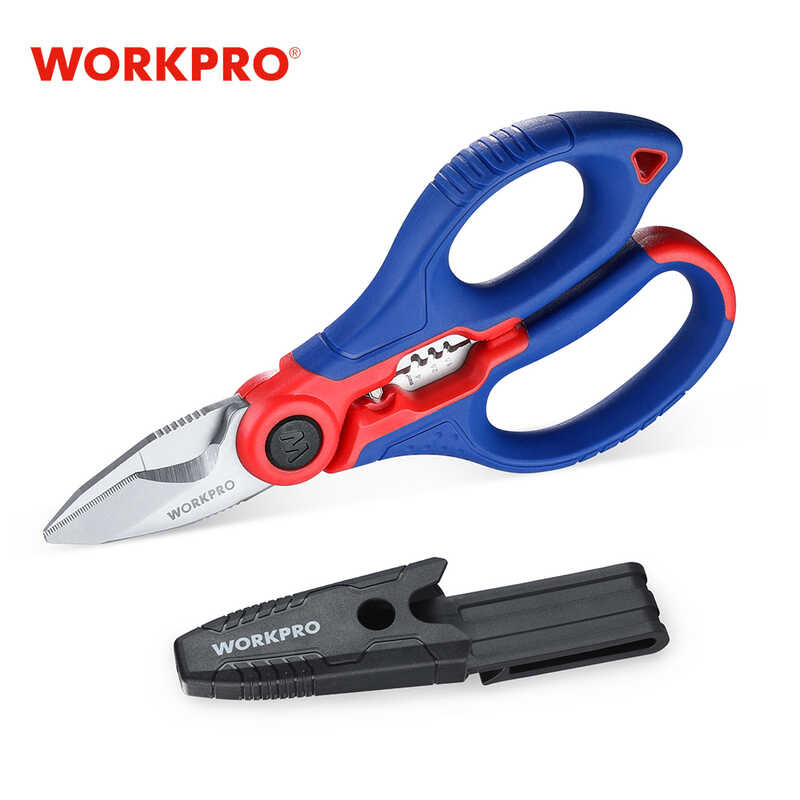 M 2025Workpro Electrician Scissors Hand Tool Cutter Plumbing Electrical ...