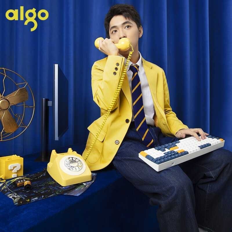 Gaming Aigo A108 nical 2.4G Wireless USB TypeC Wired Yellow Switch 110