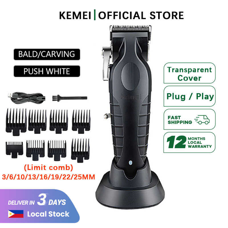 USB Oil Head Carving Push Shear Salon Hair Trimmer | Shopee Philippines