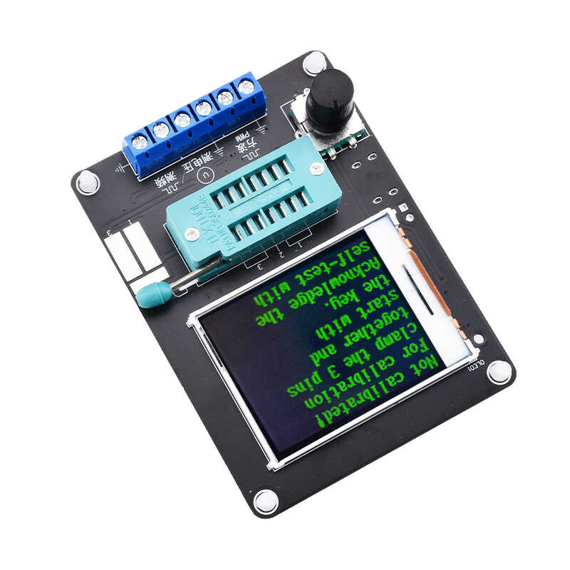 Tester di Transistor GM328, Misuratore ESR di Diodi, Generatore di Onde Quadre PWM, Kit Fai-da-Te Nuovo