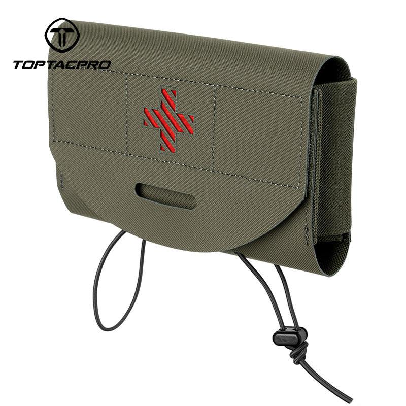 Pochette Traumatisme TOPTACPRO Pour Garrot Tourniquet - Support Ciseaux - Airsoft/MILSIM