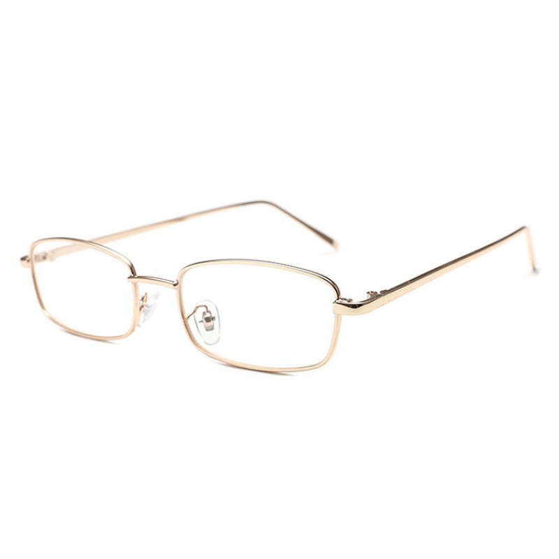 Korea Narrow Oval Rectangle Frame Anti Blue Light Eyeglasses for Women