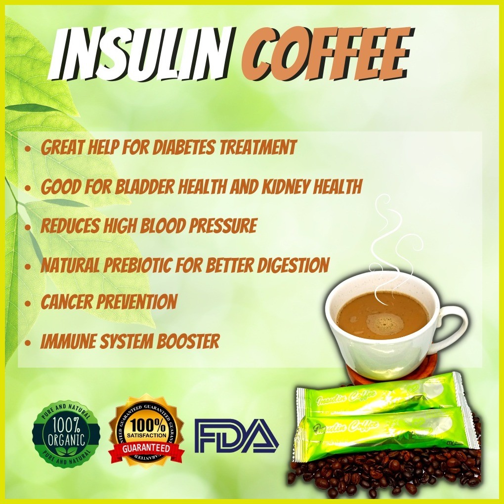☪ Love organics insulin coffee for kidney and gallbladder detox, sugar
