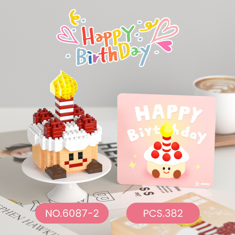 Cake Micro Building Blocks Toys for Kids Assembly Toys Mini Bricks ...