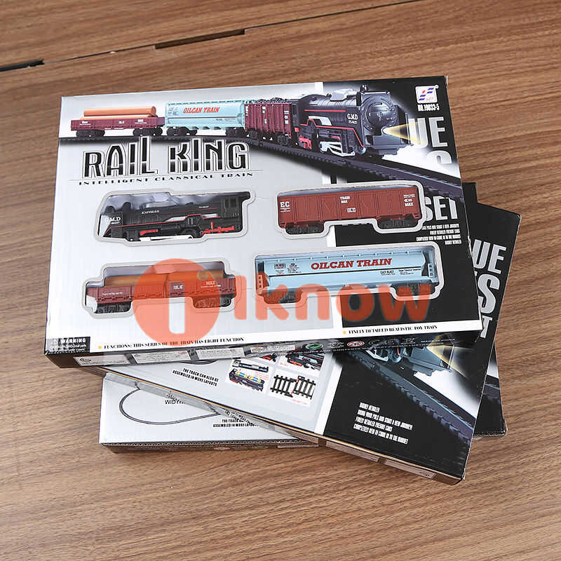 Children's Track Simulation Train, Educational Model Toy Set | Shopee ...
