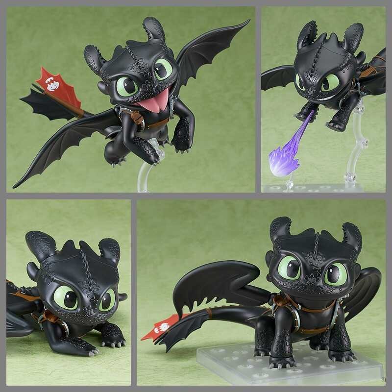 How To Train Your Dragon Chibi Nendoroid2238 Toothless Figure With ...
