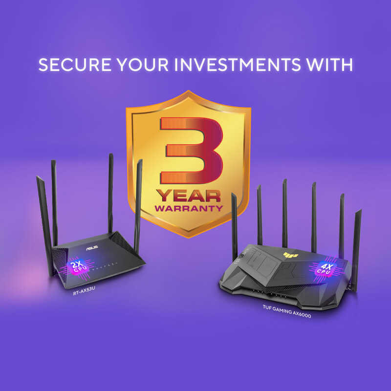 View of d Wifi 6 Extendable Router, Subscription-Free Network Security, Instant ...