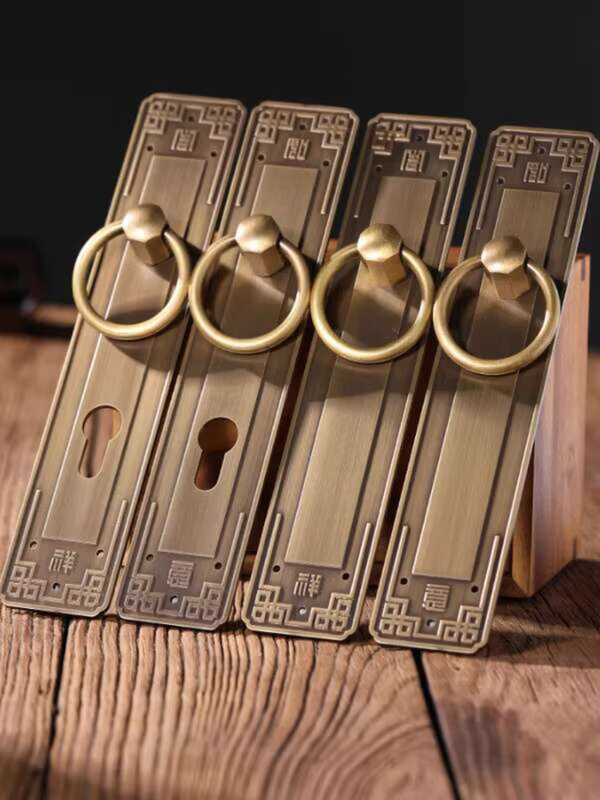 New Chinese Style Brass Antique Wooden All-Copper Indoor Universal ...