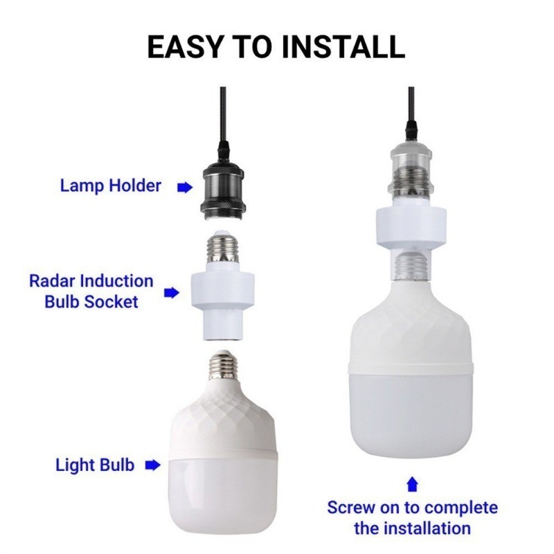 Radar Sensor Lamp Head Stairway Corridor Garage Intelligent Delay Human ...